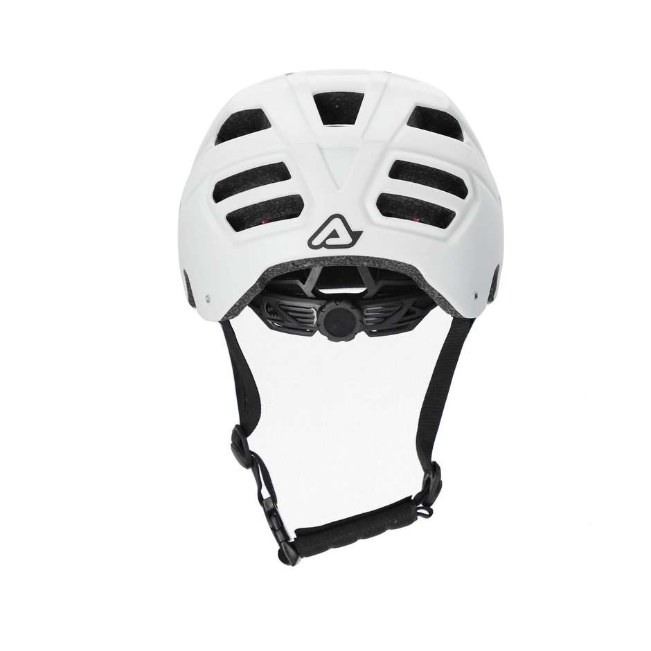 Acerbis DOUBLEP MTB Bicycle Helmet White Fuchsia