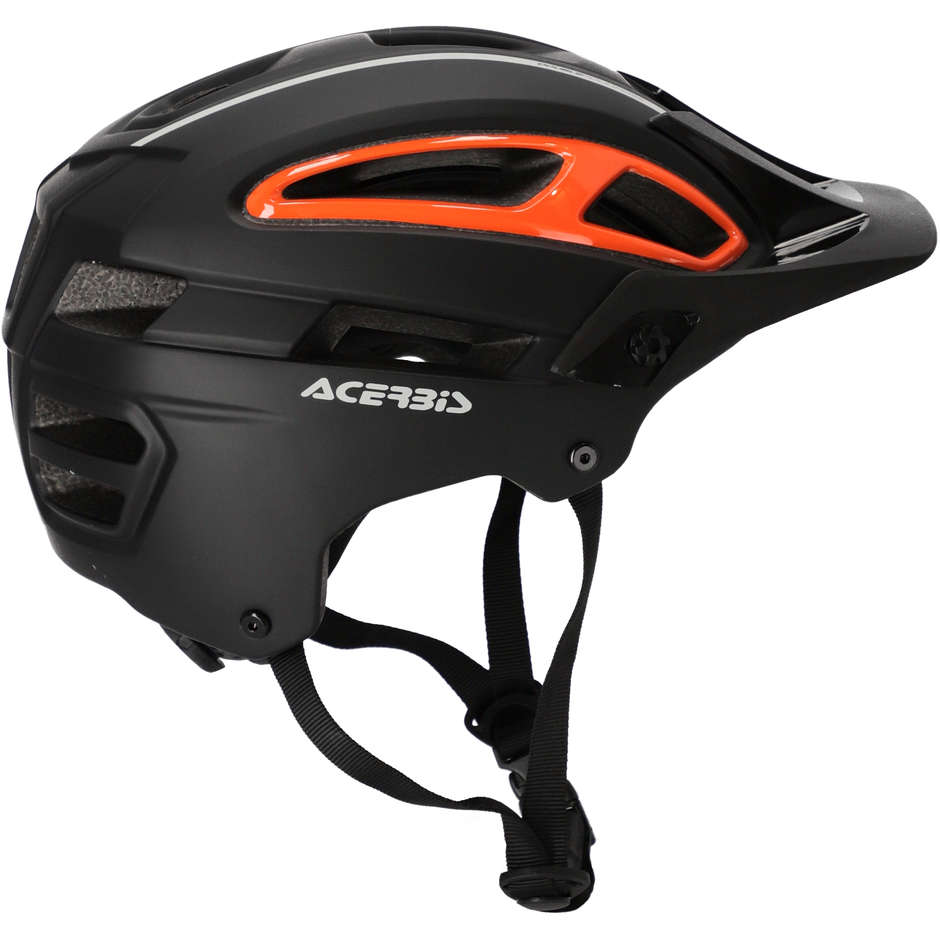 Acerbis DOUBLEP MTB Bike Helmet Black Orange