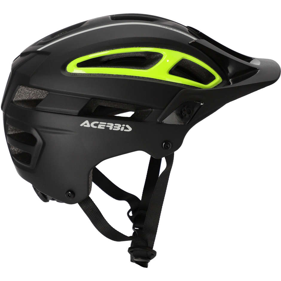 Acerbis DOUBLEP MTB Bike Helmet Black Yellow Fluo