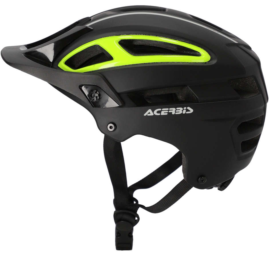 Acerbis DOUBLEP MTB Bike Helmet Black Yellow Fluo