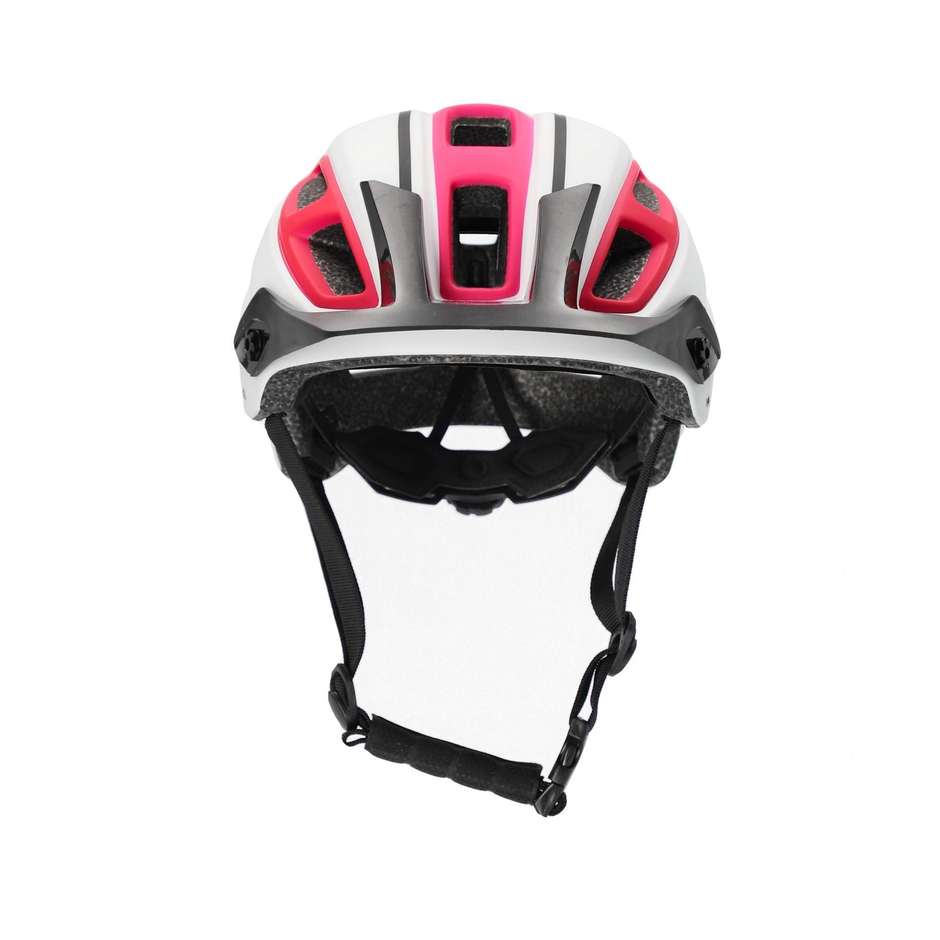 Acerbis DOUBLEP MTB Fahrradhelm Weiß Fuchsia