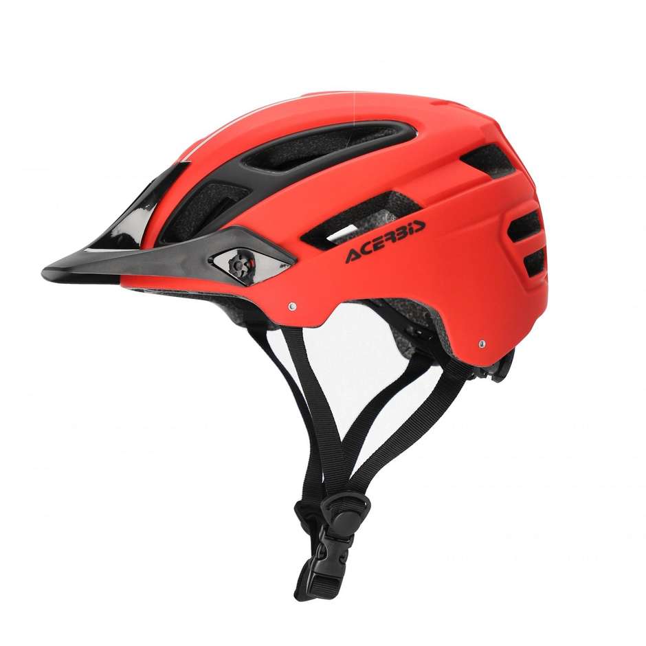 Acerbis DOUBLEP Red Fluo MTB Helmet