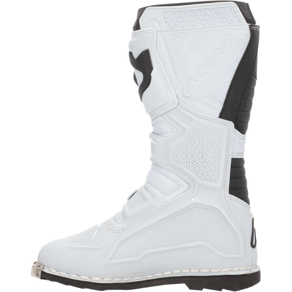 Acerbis E-TEAM 2.0 Stiefel Enduro-Motorradstiefel Weiß Schwarz