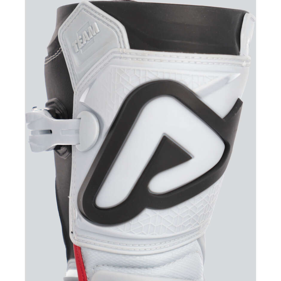 Acerbis E-TEAM 2.0 Stiefel Enduro-Motorradstiefel Weiß Schwarz