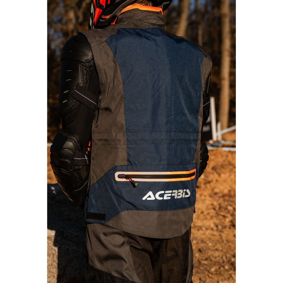 ACERBIS ENDURO-ONE Technical Motorcycle Jacket Blue Grey