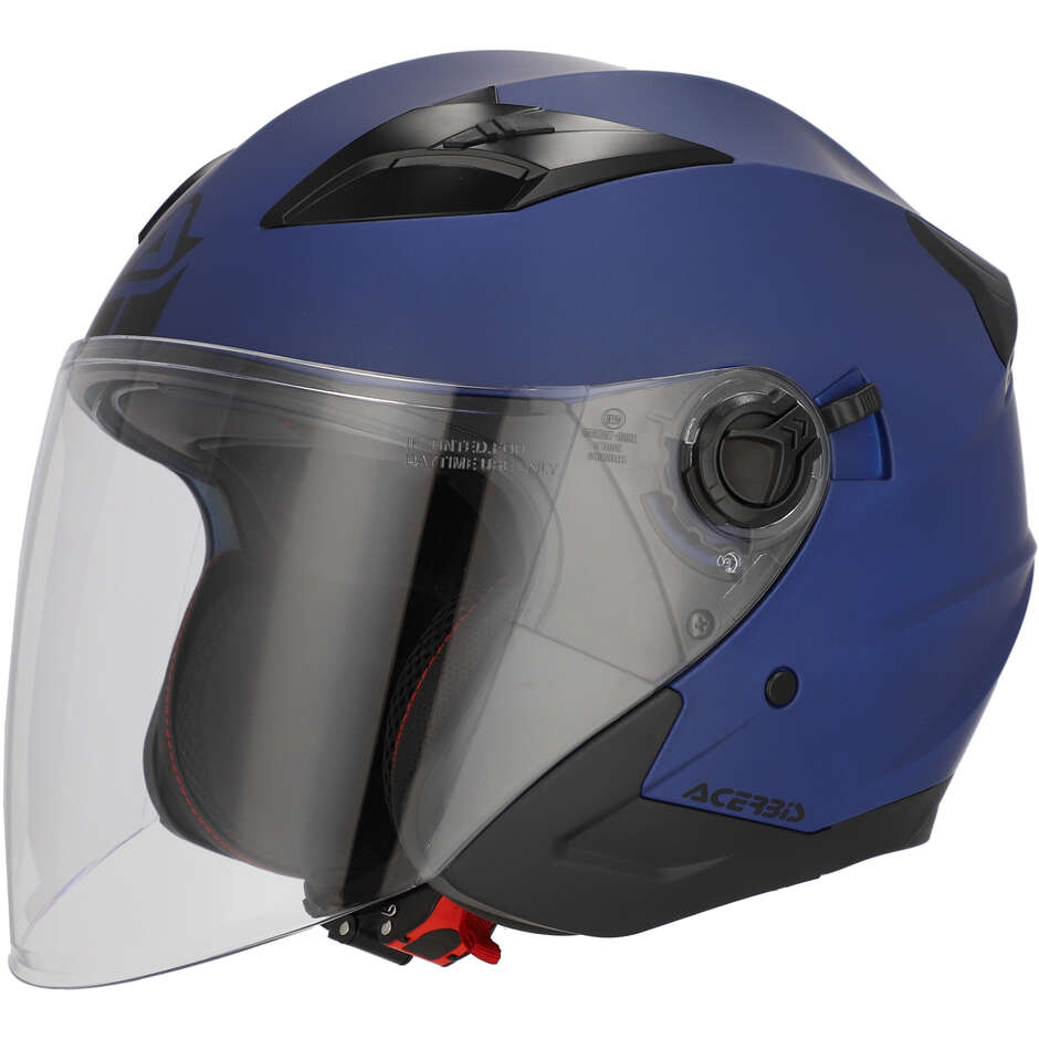 Acerbis Firstway 2.0 22.06 Matt Blue Motorcycle Jet Helmet