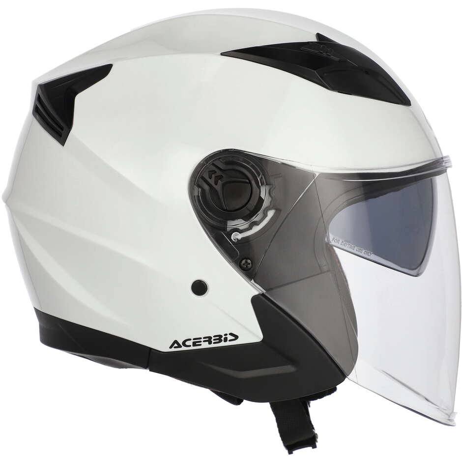 Acerbis Firstway 2.0 22.06 White 2 Motorcycle Jet Helmet