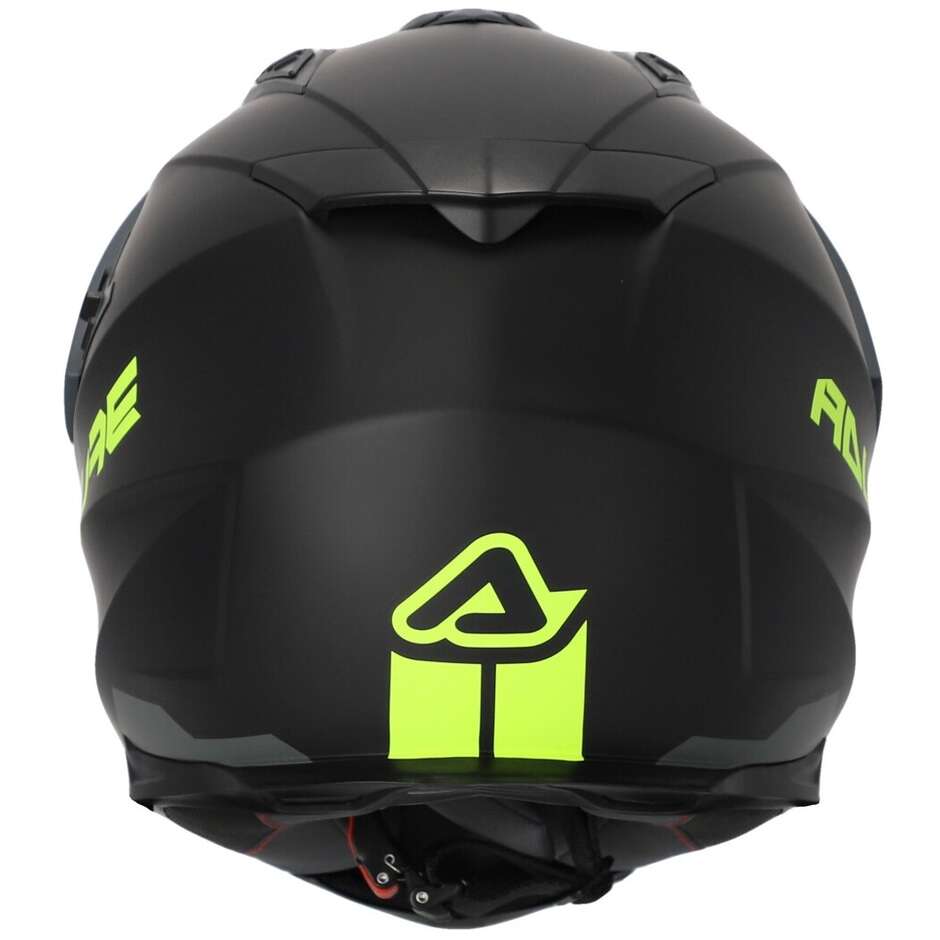 Acerbis FLIP FS-606 Adventure Integral Motorcycle Helmet Black Gray