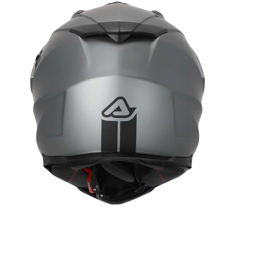 Acerbis FLIP FS-606 Gray Adventure Integral Motorcycle Helmet