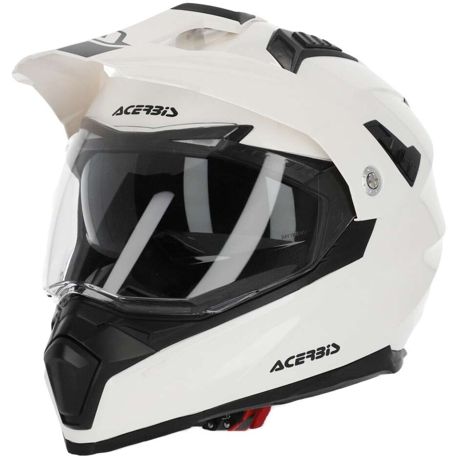 Acerbis FLIP FS-606 White Adventure Integral Motorcycle Helmet