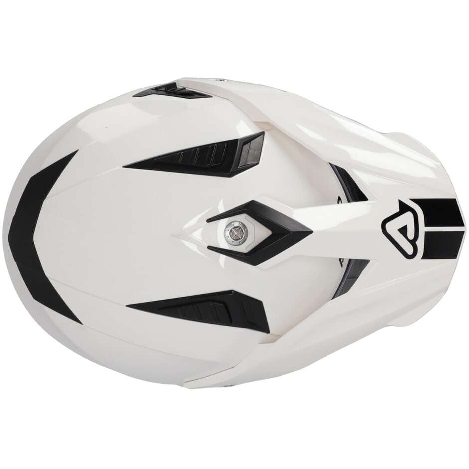 Acerbis FLIP FS-606 White Adventure Integral Motorcycle Helmet