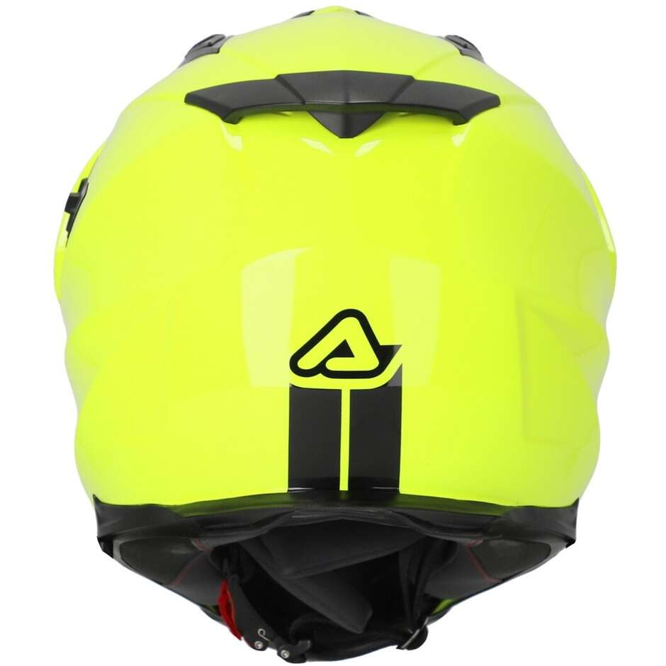 Acerbis FLIP FS-606 Yellow Fluo Adventure Integral Motorcycle Helmet