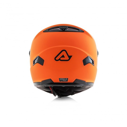 Acerbis FS-807 Orange Integral Motorcycle Helmet