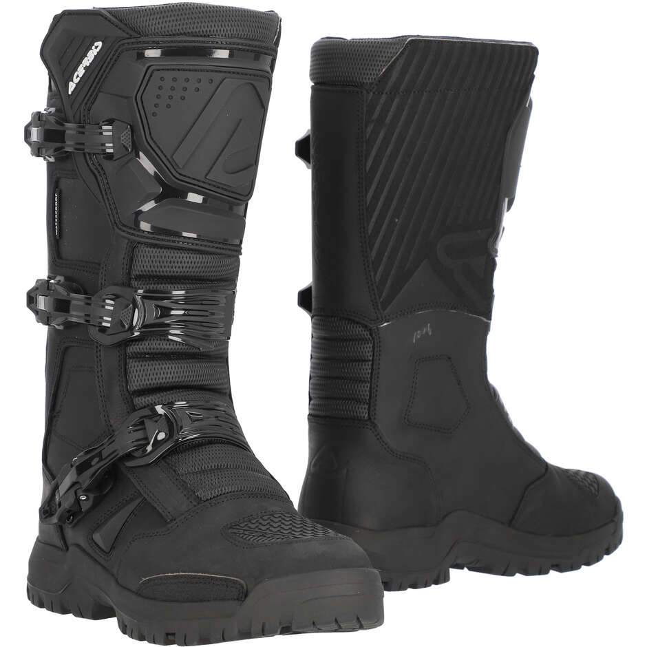 Acerbis Galibier WP Adventure Motorradstiefel Schwarz