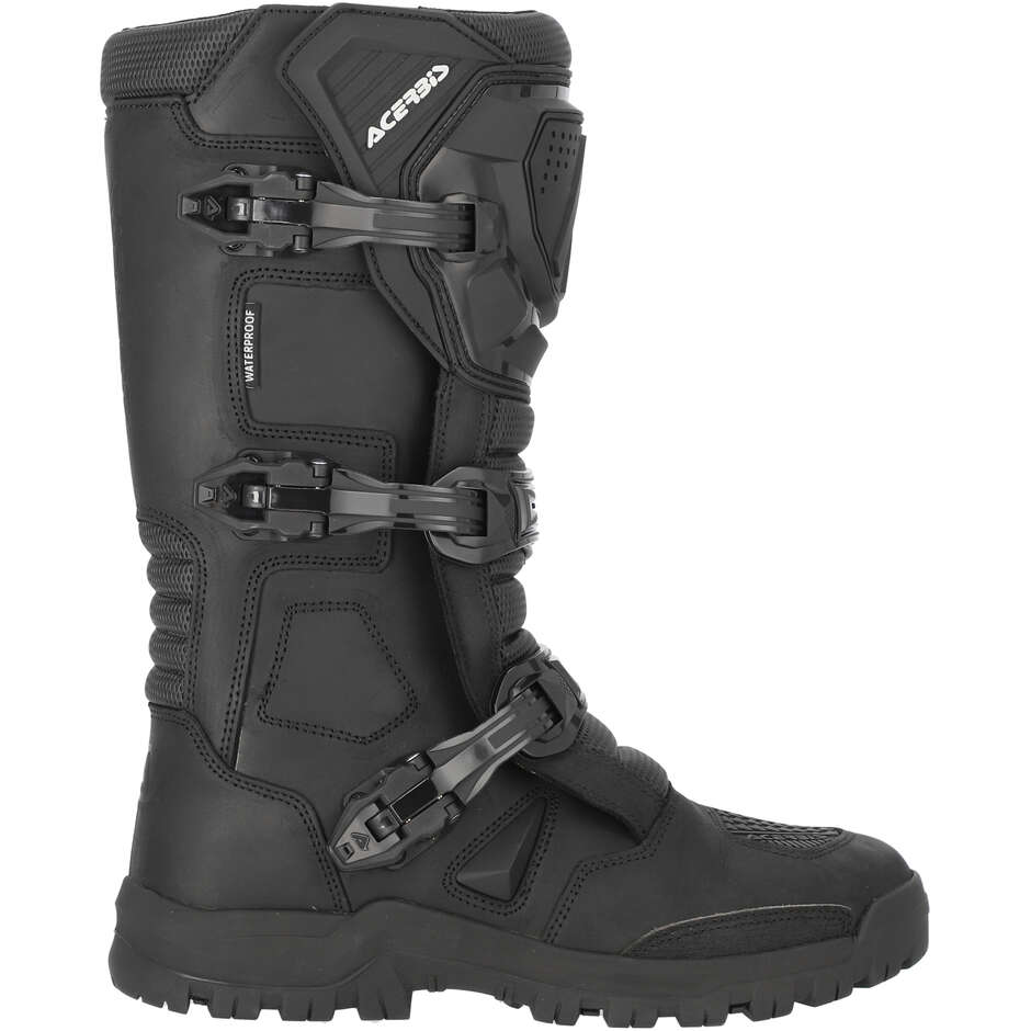 Acerbis Galibier WP Adventure Motorradstiefel Schwarz