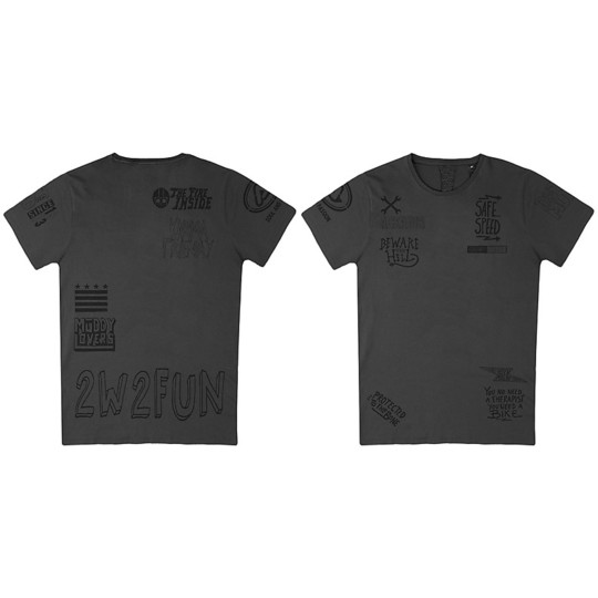 Acerbis GRAFFITI SP CLUB Dark Gray T-Shirt
