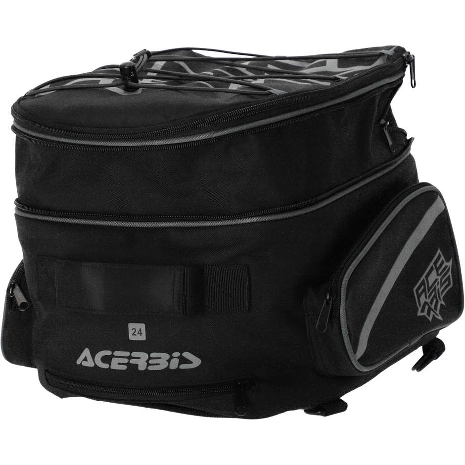 Acerbis GRAND TOUR 24L Saddle Bag-Rear Rack Black