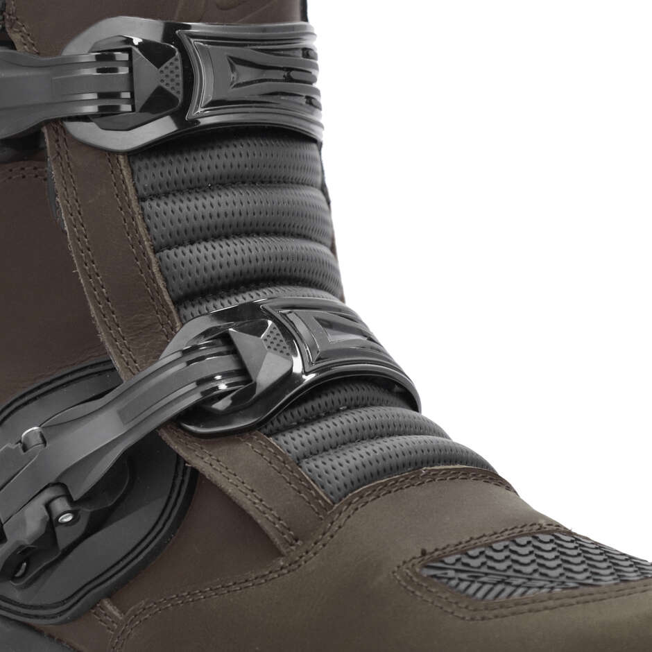 Acerbis Grimsel WP Low Motorcycle Adventure Boots Brown
