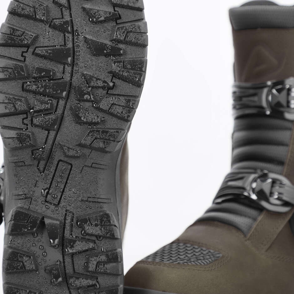 Acerbis Grimsel WP Low Motorcycle Adventure Boots Brown