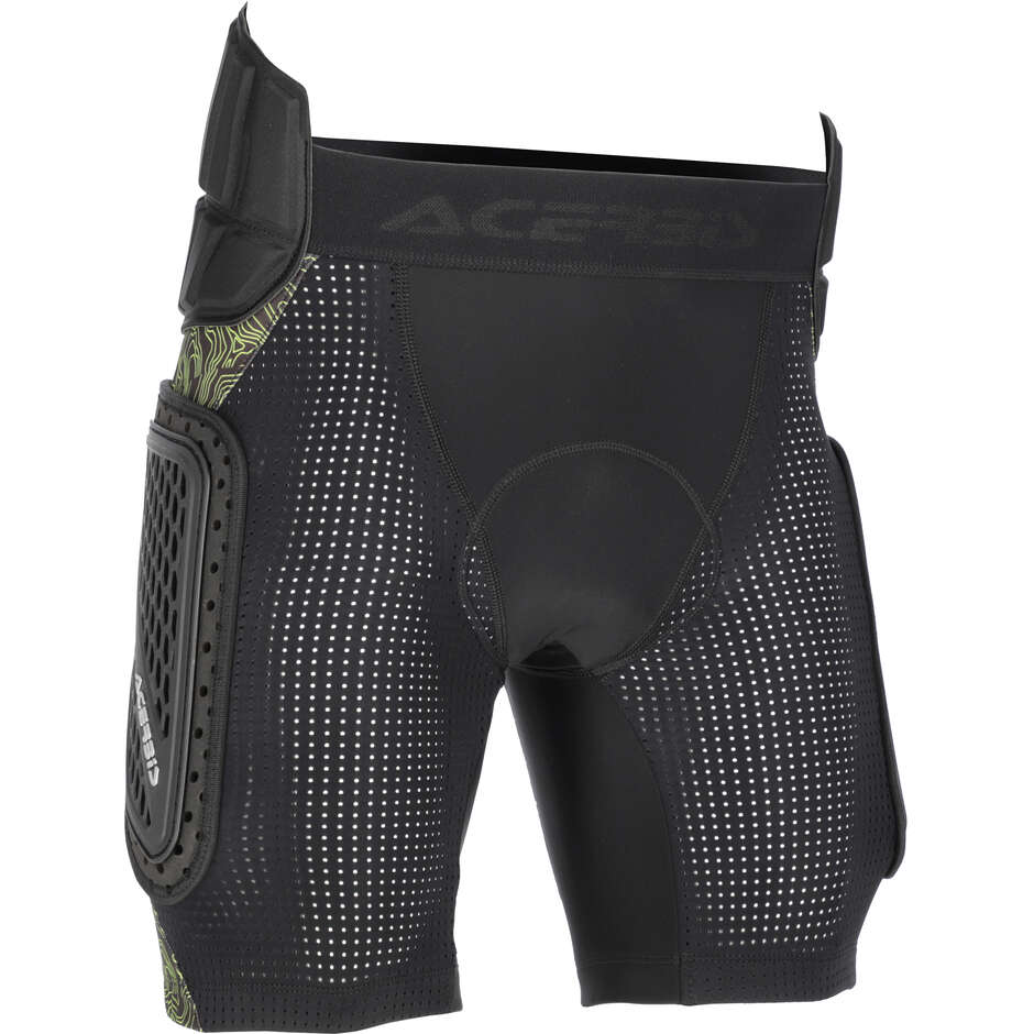 ACERBIS HARD RUSH Motocross Shorts Black/Yellow
