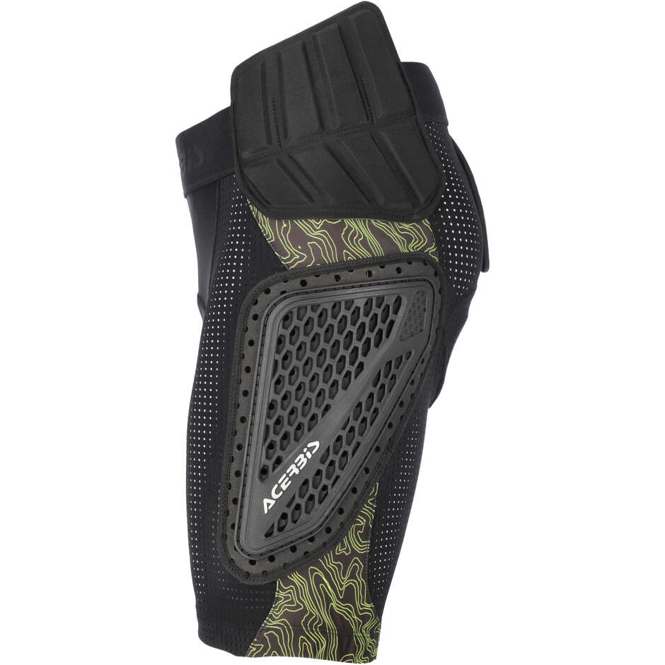 ACERBIS HARD RUSH Motocross-Shorts Schwarz/Gelb