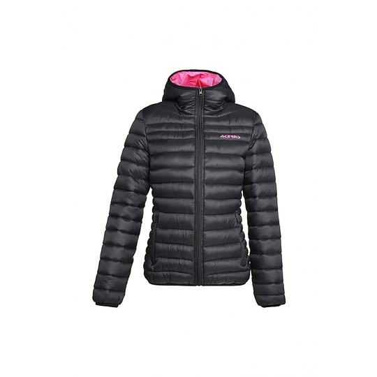 Acerbis HILL 035 LADY Women's Hooded Jacket Black Pink