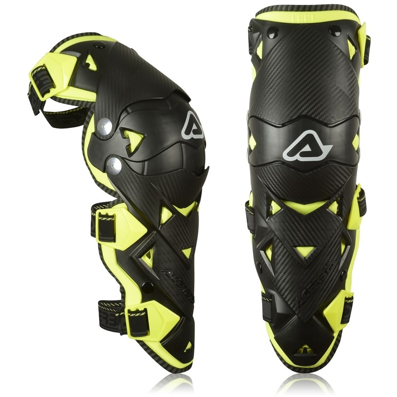 Acerbis IMPACT EVO 3.0 Cross Enduro Motorcycle Knee Pads Yellow Black