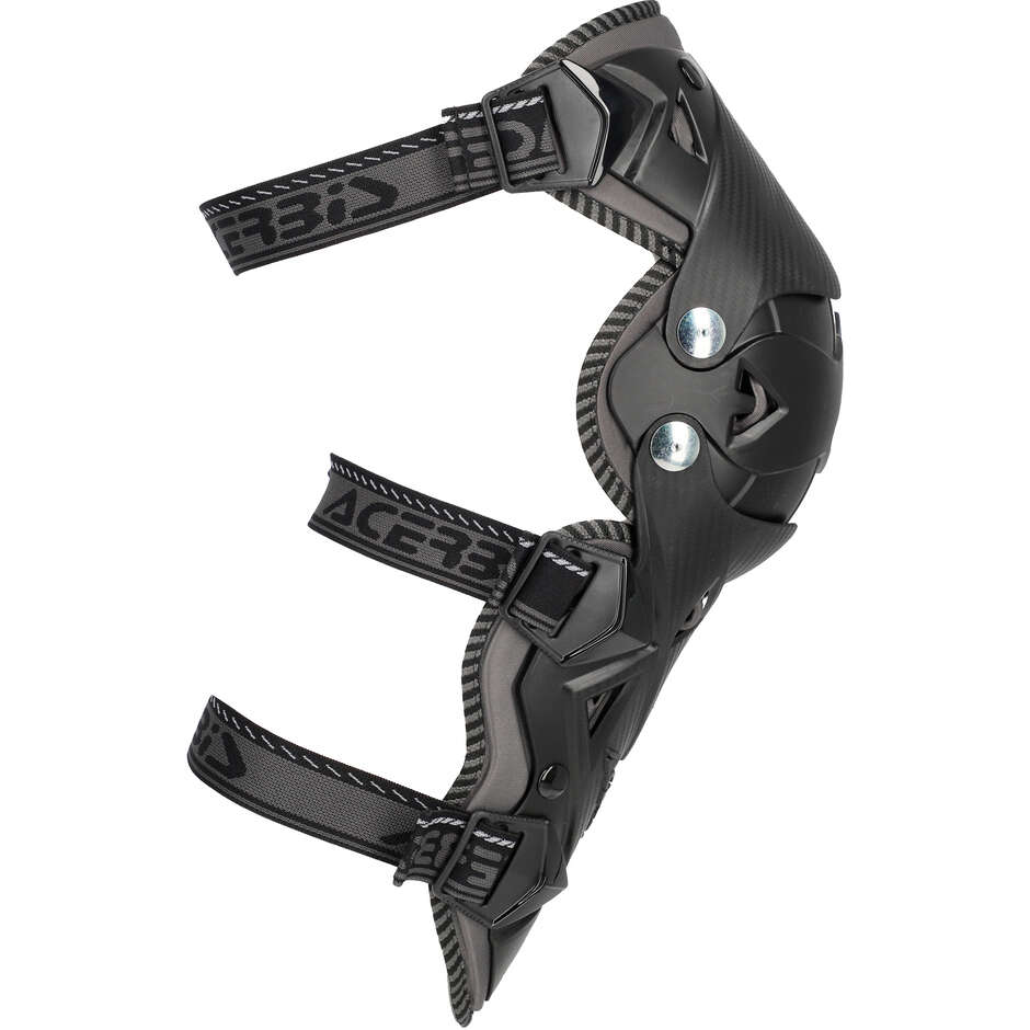 Acerbis Impact Evo 3.0 Doppelgelenk Cross Enduro Motorrad Knieorthese Schwarz
