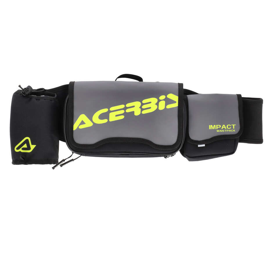 Acerbis Impact Logo Cross Enduro Motorrad-Hüfttasche Schwarz Gelb