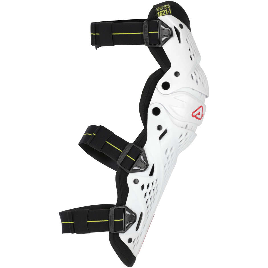 Acerbis Impact Pro White Cross Enduro Motorcycle Knee Brace