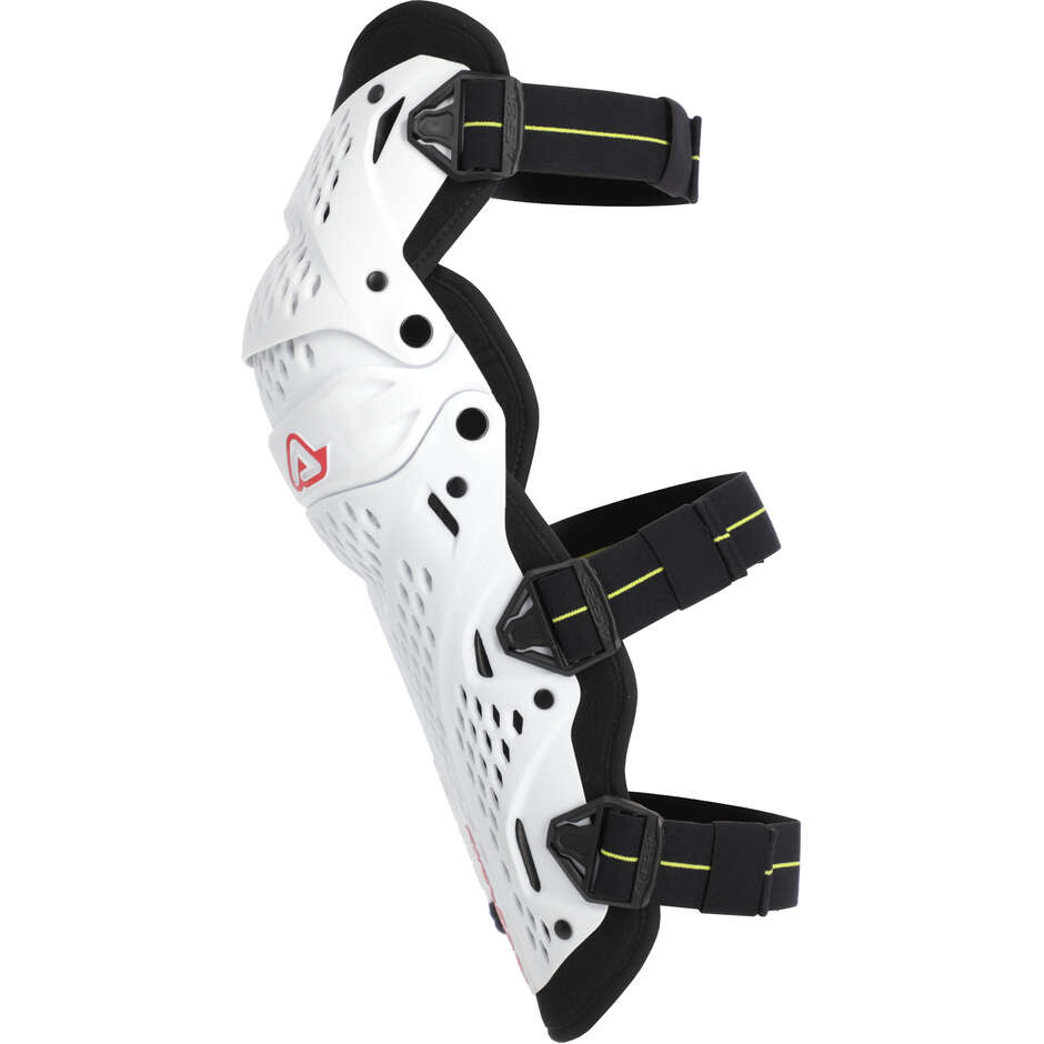 Acerbis Impact Pro White Cross Enduro Motorcycle Knee Brace