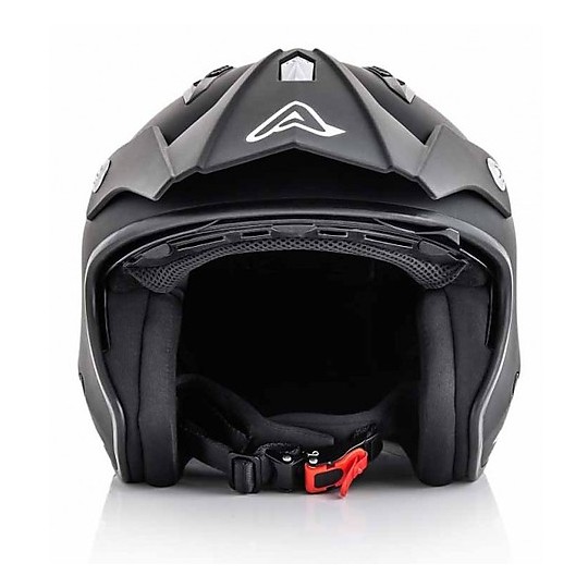 Acerbis Jet Moto Helmet Model Black Air White Opaque