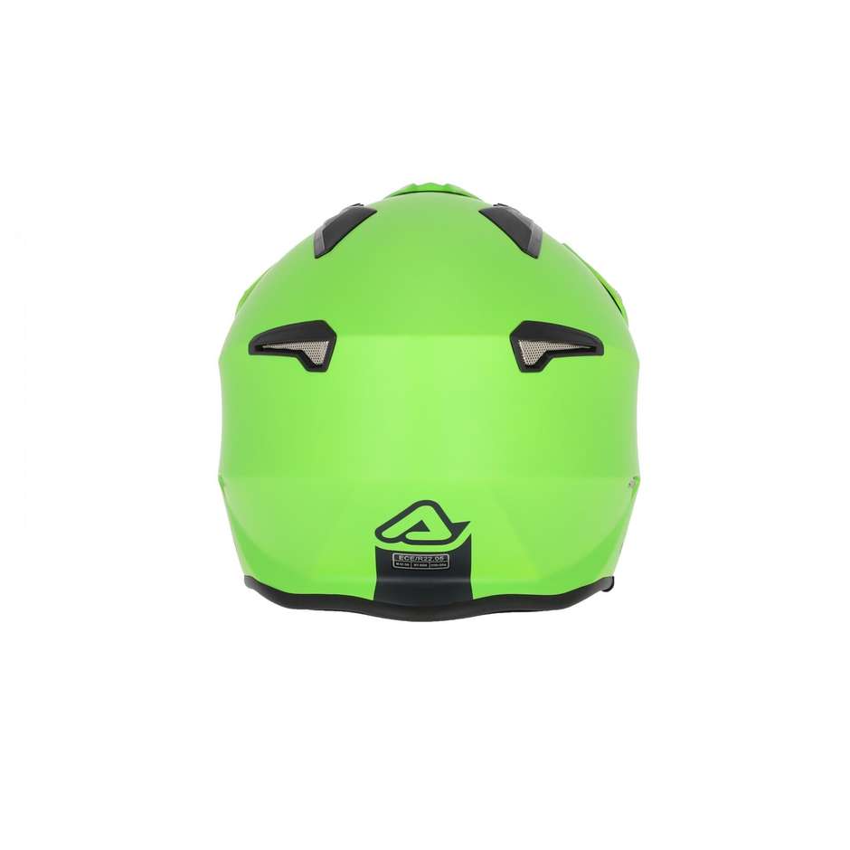Acerbis Jet Motorcycle Helmet Model ARIA Green Fluo