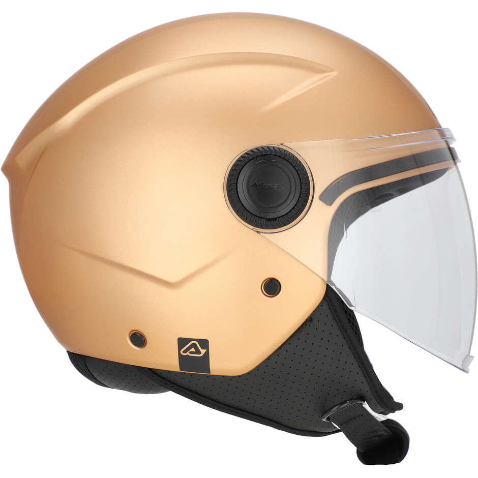 Acerbis Jet Motorradhelm mit Visier, Farbe: Brezza Metallic Bronze