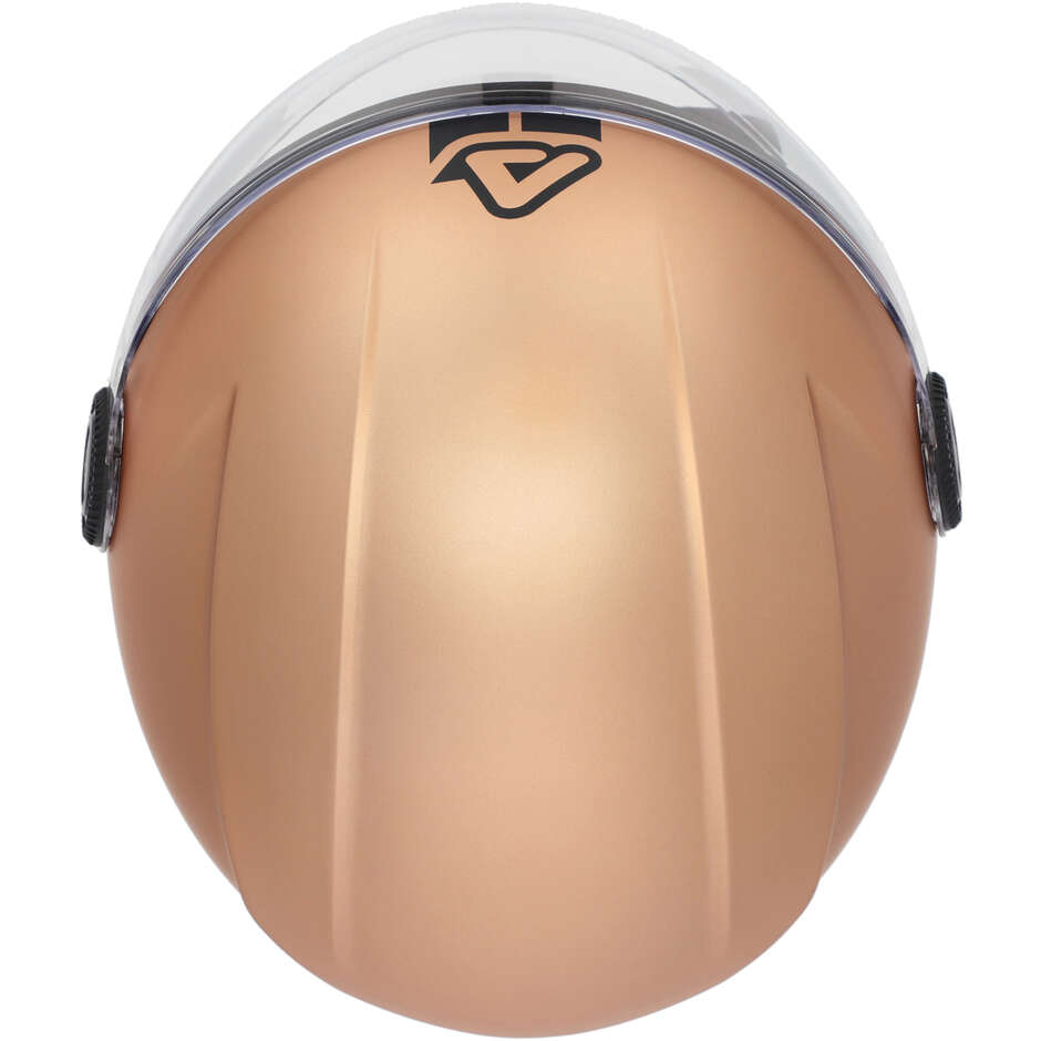 Acerbis Jet Motorradhelm mit Visier, Farbe: Brezza Metallic Bronze