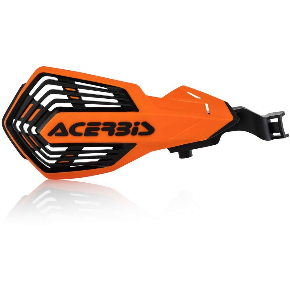 Acerbis K-FUTURE Belüftete Handschützer Orange Schwarz Speziell für verschiedene Modelle