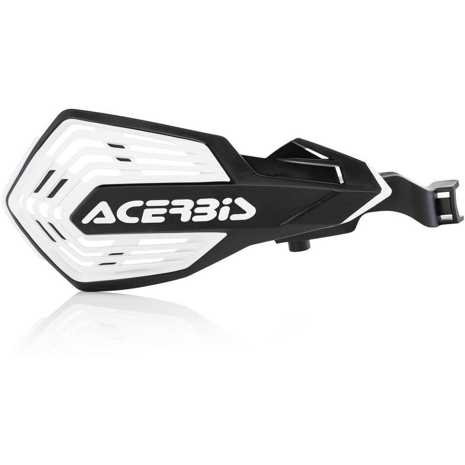 Acerbis K-FUTURE Vented Handguards Black White Specific for Various Models