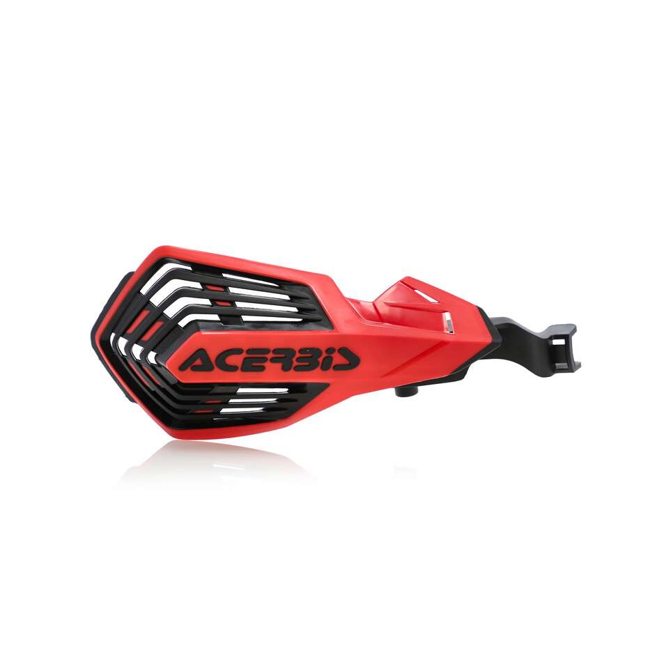 Acerbis K-FUTURE Ventilated Handguard Red Black Specific for Various Models