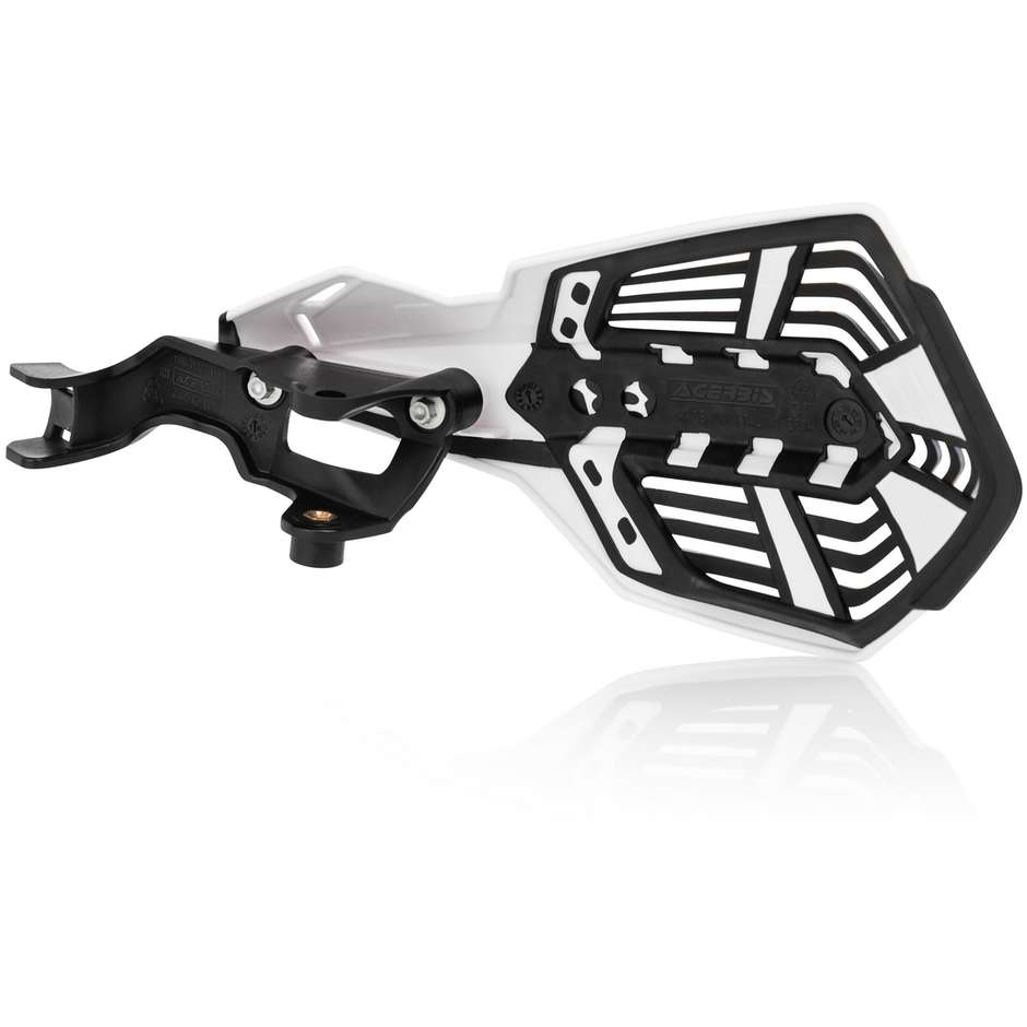 Acerbis K-FUTURE Ventilated Handguards White Black Specific for Various Models