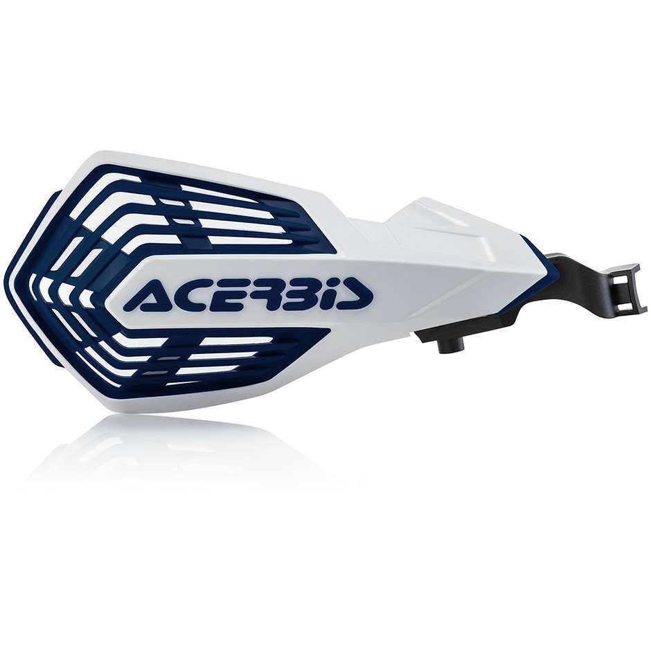 Acerbis K-FUTURE Ventilated Handguards White Blue Specific for Various Models