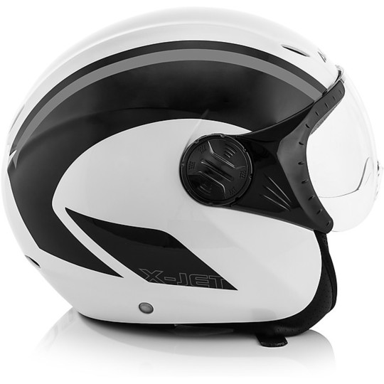 Acerbis K-Jet On Bike - Casque de moto blanc / gris brillant