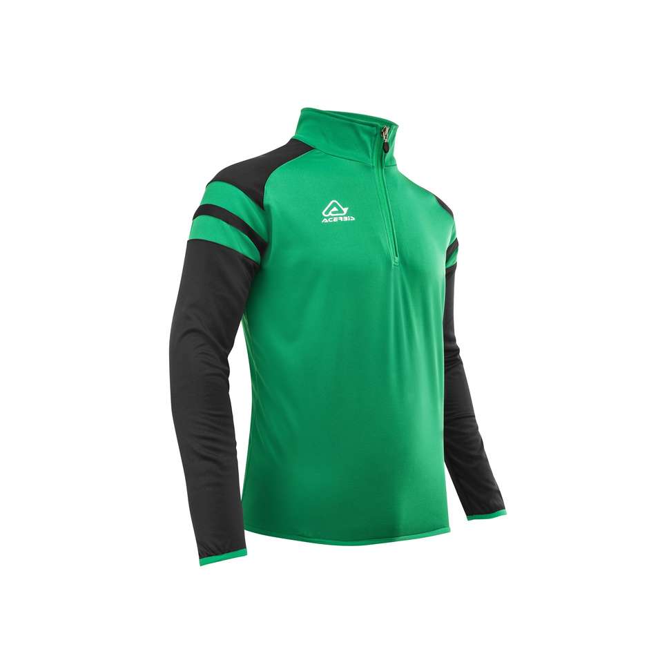 Acerbis KEMARI Half Zip Training Sweatshirt Green Black