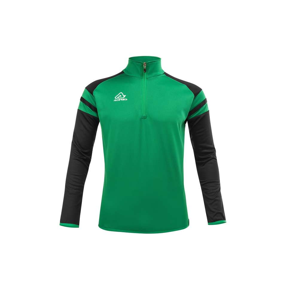 Acerbis KEMARI Half Zip Training Sweatshirt Green Black