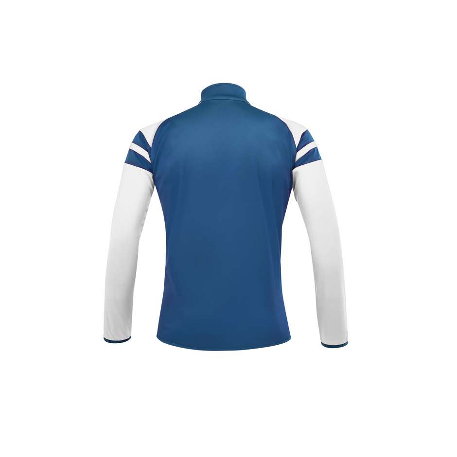 Acerbis KEMARI Royale Trainings-Sweatshirt mit halbem Reißverschluss Blau Weiß