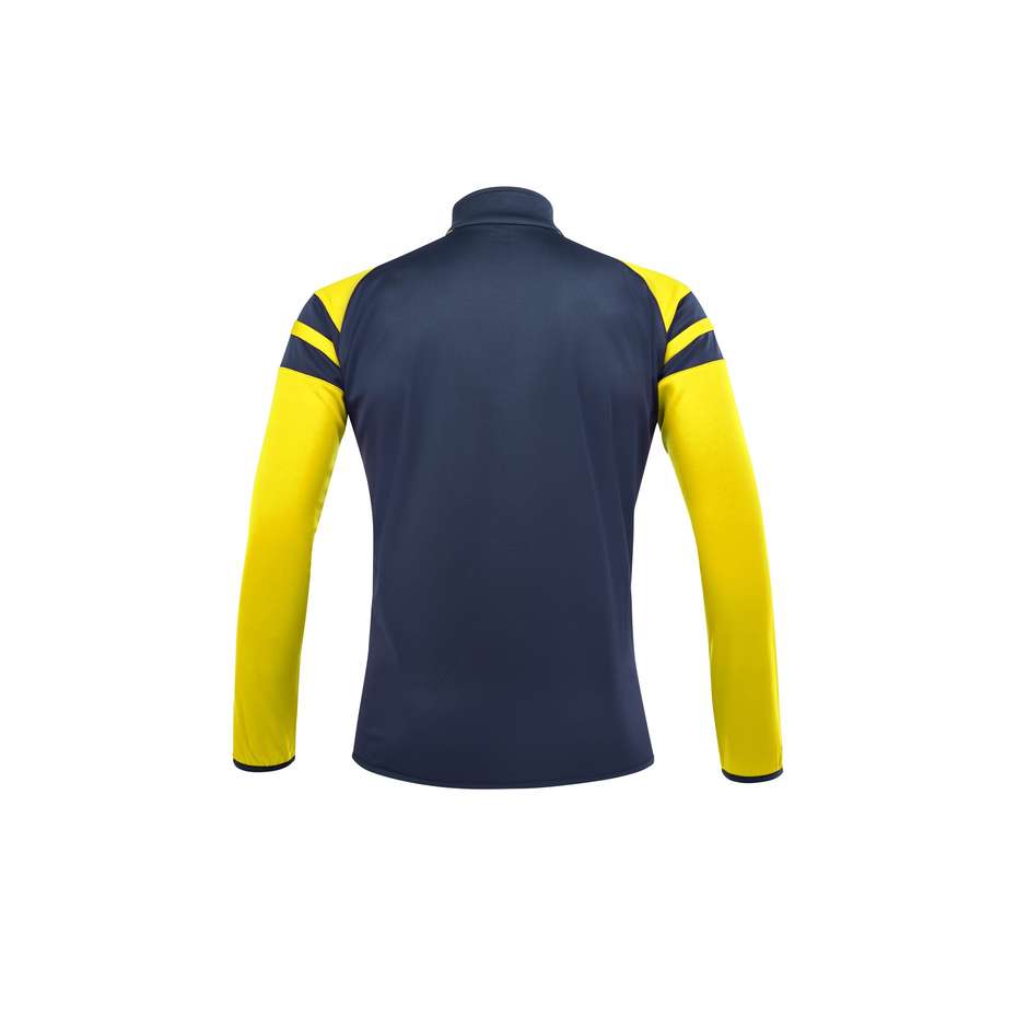 Acerbis KEMARI Trainings-Sweatshirt mit halbem Reißverschluss Blau Gelb