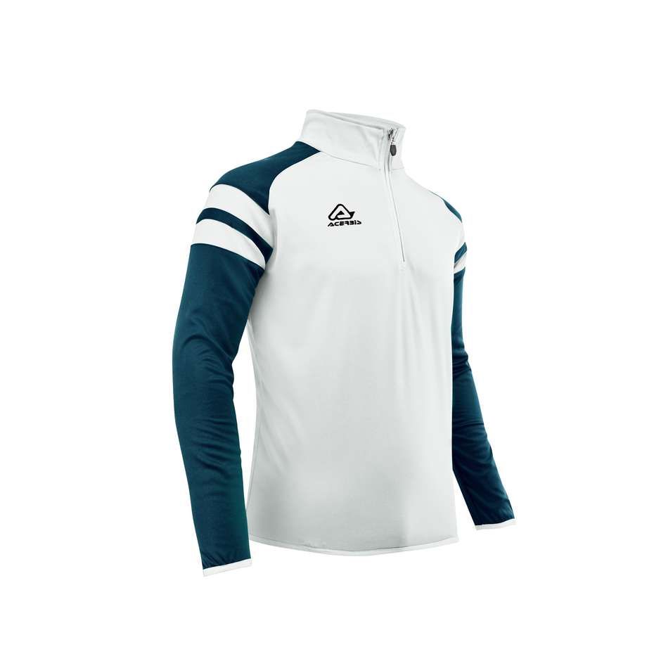 Acerbis KEMARI White Blue Training Half Zip Sweatshirt