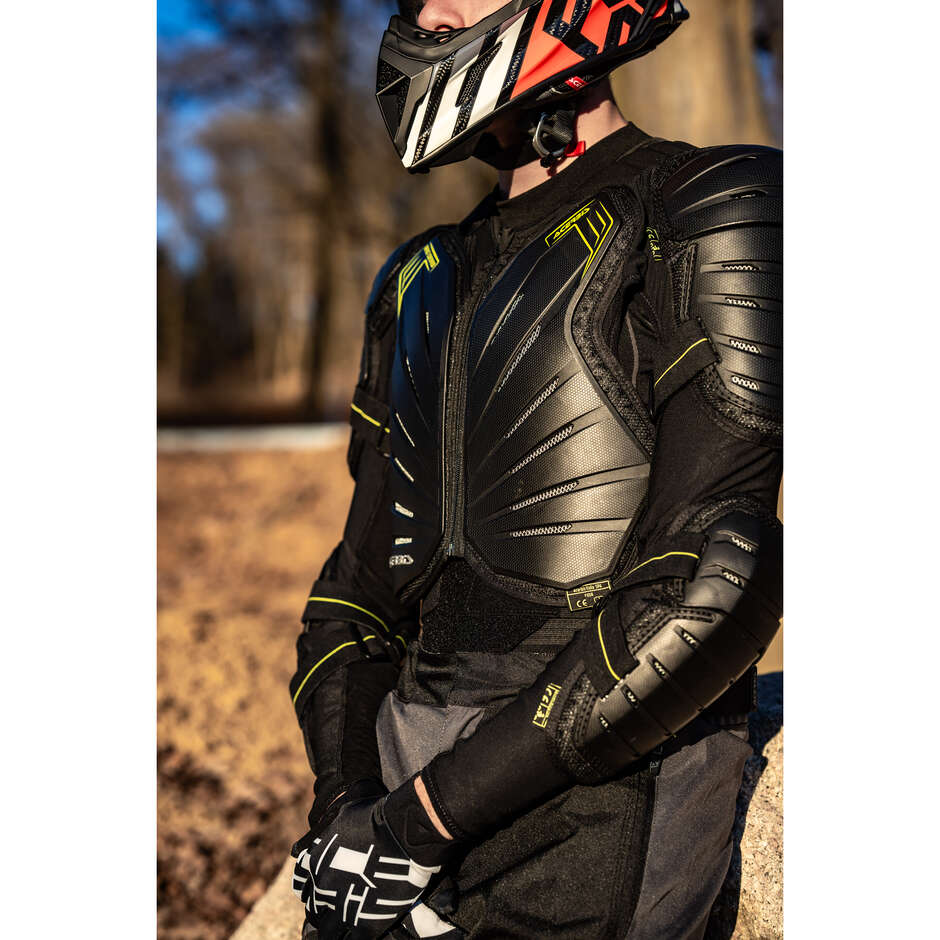 Acerbis KOERT-ONE Protective Motocross Enduro Chest Protector Black Yellow