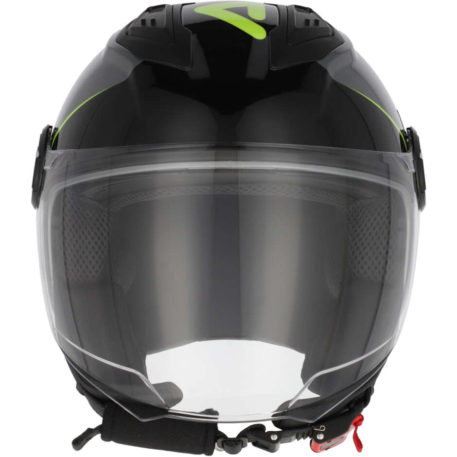 Acerbis Levante Jet Motorcycle Helmet Grey Yellow