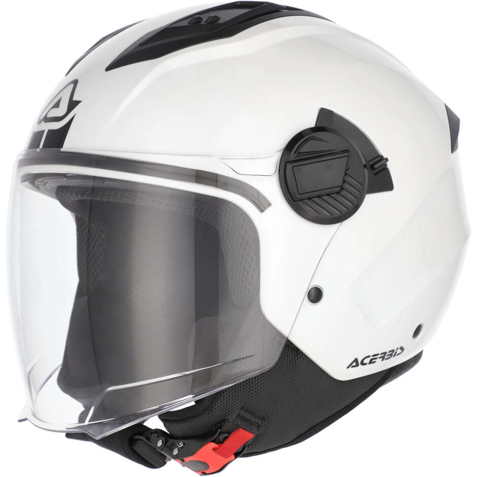 Acerbis Levante Weißer Motorrad-Jethelm