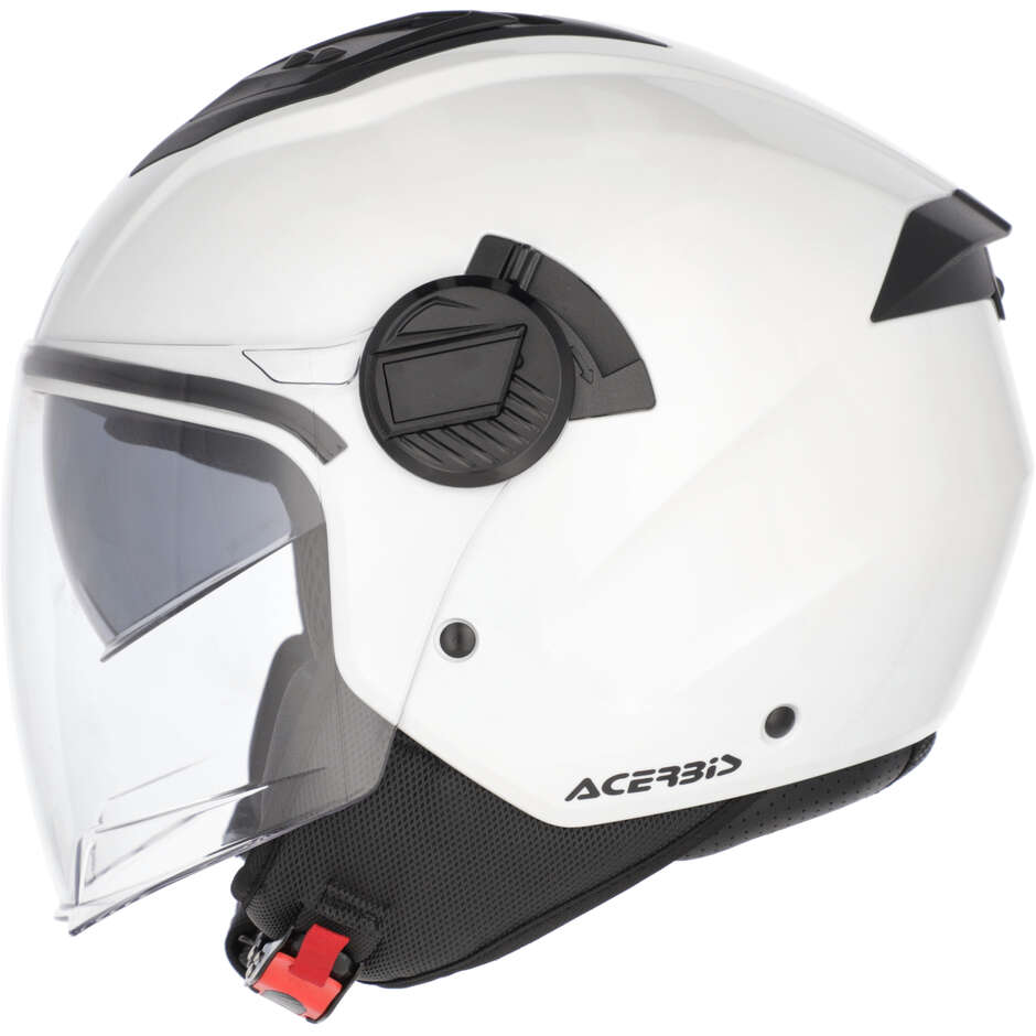 Acerbis Levante Weißer Motorrad-Jethelm